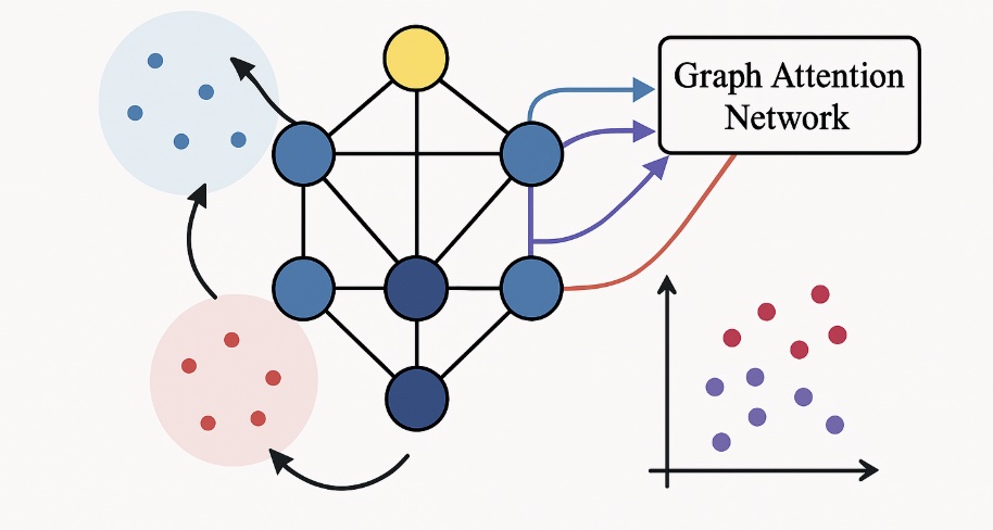 Graph Attention Network Under Mixed Distributional Shift